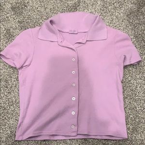 RARE brandy melville/john galt collared top